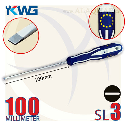 مفك عادة SL3 طول 100ملي سن عدل 520S-3004 KWG
