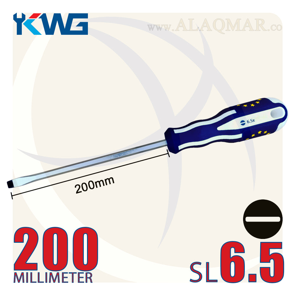 مفك عادة SL6.5 طول 200ملي 520S-6508H KWG