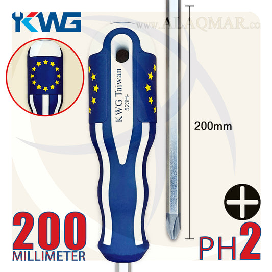 مفك صليبة PH2 طول 200ملي 523H-208H KWG
