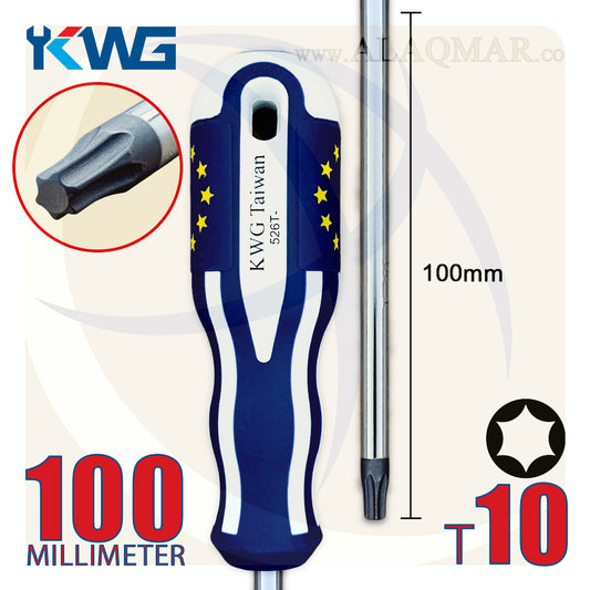 مفك نجمة T10 طول 100ملي 526T-1004 KWG