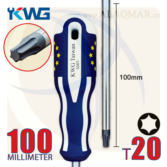 مفك نجمة T20 طول 100ملي 526T-2004 KWG