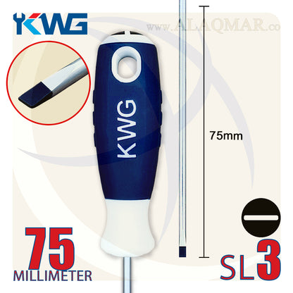 مفك عادة SL3 طول 75ملي سن عدل 540S-3003 KWG
