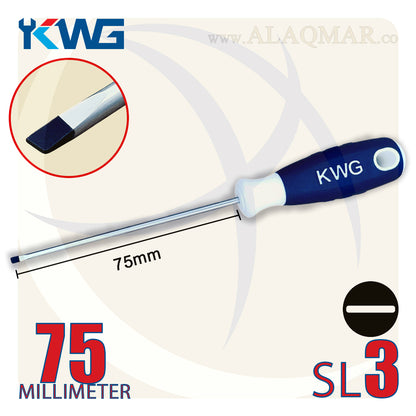 مفك عادة SL3 طول 75ملي سن عدل 540S-3003 KWG