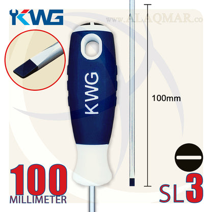 مفك عادة SL3 طول 100ملي سن عدل 540S-3004 KWG
