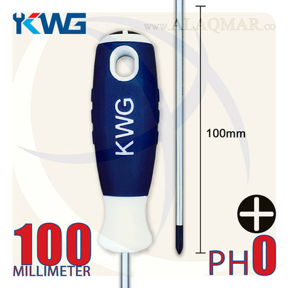 مفك صليبة PH0 طول 100ملي 543H-004 KWG