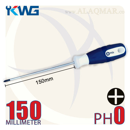 مفك صليبة PH0 طول 150ملي 543H-006 KWG