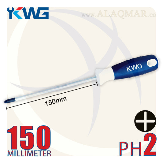 مفك صليبة PH2 طول 150ملي 543H-206H KWG