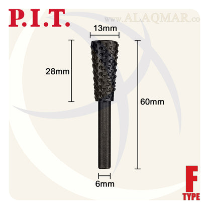 بنط فريزة خشب هرمي مقلوب باكس 6ملي APLS13-013F PIT
