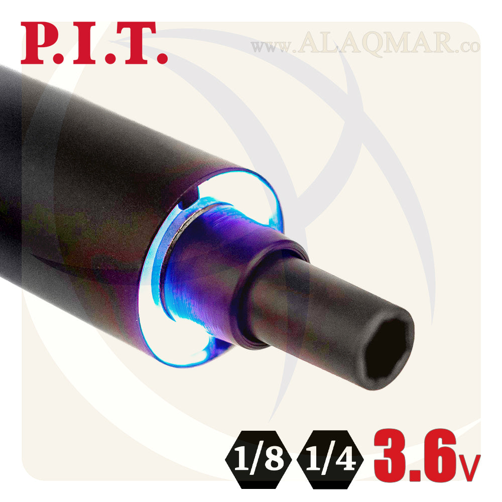 مفك بطارية حل و ربط مسدس 1/4بوصة 3.6فولت 4نيوتن 1.3امبير Li-Ion  + سنون PES3.6P-24A PIT