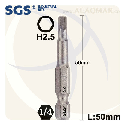 سن مفك النكي H2.5 طول 50ملي S2 SGS6350-H2.5 SGS