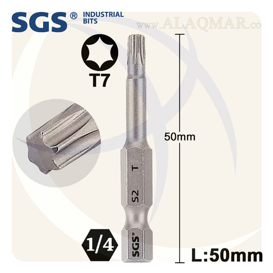 سن مفك توركس نجمة T7 طول 50ملي S2 SGS6350-T7 SGS