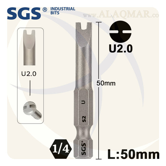سن مفك حرف U2.0 طول 50ملي S2 SGS6375-U2.0 SGS