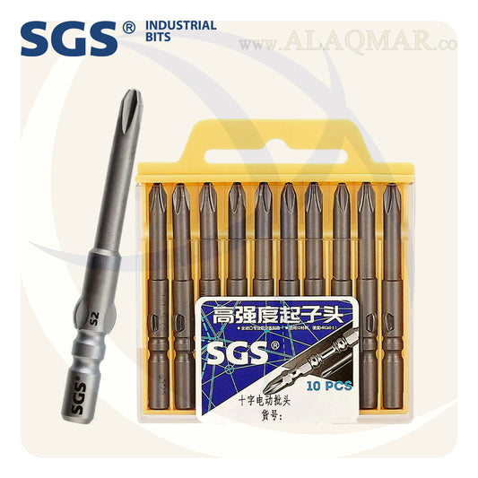 سن مفك الكتروني اكس 5ملي صليبة PH2 طول 60ملي S2 SGS560-5.0PH2 SGS