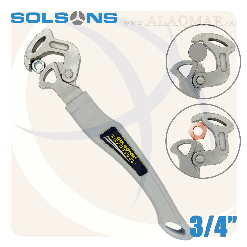 مفتاح انجليزي استلسون 9.25بوصة 235ملي 10-30ملي هيفي ديوتي PW1030AL SOLSONS