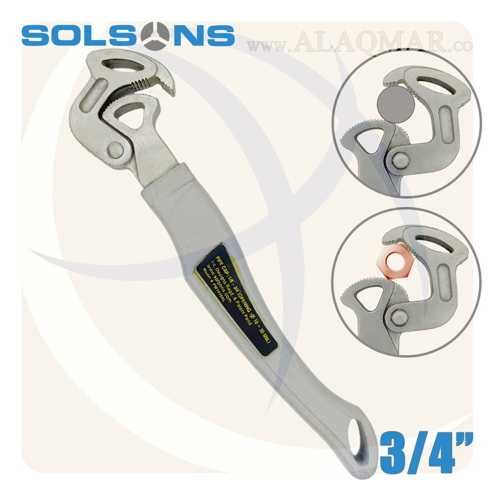مفتاح انجليزي استلسون 9.25بوصة 235ملي 10-30ملي هيفي ديوتي PW1030AL SOLSONS