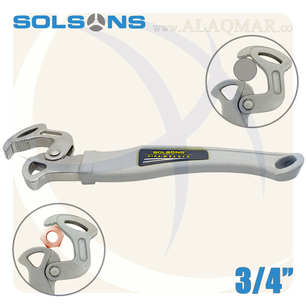 مفتاح انجليزي استلسون 9.25بوصة 235ملي 10-30ملي هيفي ديوتي PW1030AL SOLSONS