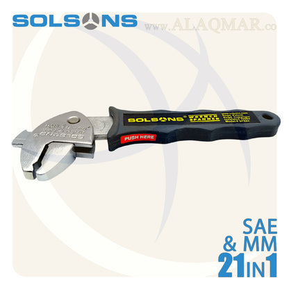 مفتاح فرنساوي 8بوصة راتشة 6-22ملي SP622 SOLSONS